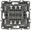 Переключатель 2-кл. СП Эра12 12-1106-02 10А IP20 250В 10AX механизм сл. кость Эра Б0014664