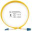 Шнур оптический FOP(d)-9-LC-LC-1m duplex LC-LC 9/125см 1м LSZH Cabeus 7343c