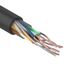 Кабель витая пара U/UTP кат.5E 4х2х24AWG solid CU ZH нг(А)-HF OUTDOOR черн. (уп.305м) Rexant 01-0065 MEET