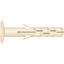 Дюбель нейлоновый PND-6F 6х40 с широким фланцем (250шт) - 86956 Европартнер