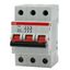 Рубильник 3 пол. E203r 80A рычаг красный | 2CDE283001R0080 ABB