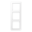 Рамка 3-я для горизонтальной/вертикальной установки Серия- AS550 Материал- дуропласт Цвет- белый - AS583WW JUNG