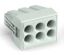 Клемма 6-проводная; 0.75 … 2.5 кв.мм, Ex светло-серая (уп/50шт) | 773-496 WAGO