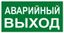 Знак АВАРИЙНЫЙ ВЫХОД 150х300мм EKF PROxima - an-5-04