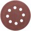 Круг шлифовальные с отверстиями (липучка) алюминий-оксидные 125мм Р 60 (уп.5шт) MOS 39833М