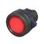 Головка кнопки плоская прозрачная без фиксации, красная | M22P-FMLRP DKC ДКС