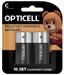 Элемент питания алкалиновый C/LR14 1.5В (блист. 2шт) Basic Opticell 5051004