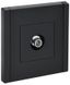 Розетка TV проходная FORTE&PIANO FP129 черн. IEK FP-A10-P-K02