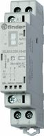 Контактор модульный 2NO 25А контакты AgSnO2 катушка 12В АС/DC 17.5мм IP20 переключатель Авто-Вкл-Выкл+механический индикатор/LED - 223200124340 FINDER