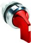Переключатель M3SS4-20R (длинная ручка) красный 3-х позиционный без подсветки (только корпус) с фиксацией | 1SFA611213R2001 ABB