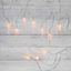 Гирлянда светодиодная "Айсикл" (бахрома) "Сосульки" 1.5х0.25м 10LED тепл. бел. 0.51Вт IP20 провод прозр. Neon-Night 303-067