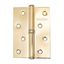Петля дверная универсальная 2шт АЛЛЮР 2043 L1-RH-1BB-BP латунь - 1111 ПТК
