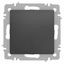 Переключатель Intro Accent 6-103-07 , 10А-250В, IP20, СУ, Accent, AL/CU, графит | Б0063442 ЭРА