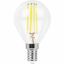 Лампа светодиодная LB-511 (11W) 230V E14 4000K филамент G45 прозрачная | 38014 FERON