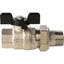 Кран шаровой со сгоном 3/4' ВН ручка бабочка - RG008Q0BRAL04D STOUT SVB-0007-000020