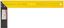 Угольник столярный 350мм желт. КУРС 19384