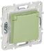 Розетка 1-м SKANDY 16А IP44 с заземл. защ. шторки крышкой SK-R11G мятный IEK SK-R16-16-44-K06