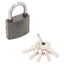 Замок навесной с одной секретностью, АЛЛЮР ВС1Ч-340 KA античное серебро - 1403 ПТК