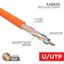 Кабель витая пара U/UTP кат.6 4х2х23AWG нг(А)-HF медь оранж. (305м) (м) Rexant 01-0050 MEET