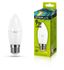 Лампа светодиодная LED-C35-9W-E27-3К Свеча 9Вт E27 3000К 172-265В Ergolux 13170