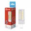 Лампа светодиодная LED-JC 5Вт капсульная прозрачная 6500К холод. бел. G4 480лм 12В IN HOME 4690612036106
