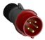 Вилка кабельная 32А 3Р+N+E IР44 переносная 415В Easy&Safe - 2CMA101995R1000 ABB 432EP6