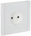 Розетка СП FORTE&PIANO FP217 10А без заземл. защ. шторки винт. крепл. бел. IEK FP-R13-10-K01
