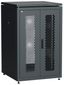 Шкаф сетевой 19' LINEA N 24U 800х800мм двустворчатая перфорированная дверь задняя черный - LN05-24U88-2PP IEK