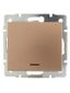 Выключатель RAIN с подсветкой бронза матовая механизм - 703-3188-111 LEZARD