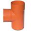 Тройник для двустенных труб,90 ,полипропилен,желтый,д.63(Новосибирск) - 020063N ДКС