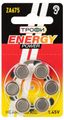Элемент питания воздушно-цинковые для слухового аппарата ZA675-6BL HEARNING AID ENERGY POWER (блист.6шт) Трофи Б0057978