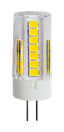 Лампа светодиодная PLED-G4 PRO 5Вт 4000К нейтр. бел. G4 400лм 230В d16х50мм без пульс. JazzWay 5026391
