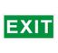 Пиктограмма (наклейка) ПЭУ 012 Exit (250х115) SIRAH | 2502001990 Световые Технологии