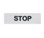 Табличка "STOP" 8мм EMAS BET08STOP