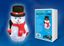 Гирлянда светодиодная "Снеговик-3" ULD-M1827-030/STA WHITE SNOWMAN-3 30 LED 18х15х27см бел. IP20 Uniel 11034