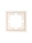 Рамка 1-мест. горизонт. ZIMA слон. кость LEZARD 704-9000-146