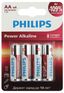 Элемент питания алкалиновый AA/LR6 1.5В Power (блист. 4шт) Philips Б0062746