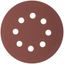 Круги абразивные шлифовальные перфорированные на ворсовой основе под липучку (Р180, 125 мм, 5шт), CUTOP Profi - 85-623 РОС