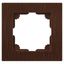 Рамка для розеток и выключателей Intro Accent 6-501-10 на 1 пост, СУ, венге | Б0063770 ЭРА