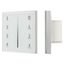 Панель Sens SMART-P29-DIM White (230V, 4 зоны, 2.4G) (ARL, IP20 Пластик, 5 лет) - 027103 Arlight