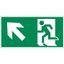 Пиктограмма ФИГУРА/СТРЕЛКА ВЛЕВО ВВЕРХ 300х150мм для аварийно-эвакуационного светильника IP65 Vision/IP65 Basic - V5-EM03-60.003.017 VARTA