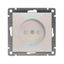 Розетка одноместная UNIVersal серия Афина б/з, с/у, з/ш, 16А, 220В, жемчуг (еврослот), механизм - A0047-OBr Союз