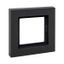 Рамка 1-м Эпика IP44 пластик черн. EKF UP1-FPB-01-44