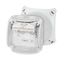 Коробка клеммная DK 0404 G 104х104х70 мембраны пятиполюсные 1.5-6 кв.мм серая РР IP66 - 62000004 Hensel