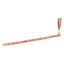 Держатель под черепицу L=330мм с крючком скрученный Cu EKF PROxima | lp-d2206-cu