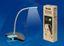 Светильник настольный TLD-554 Blue/LED/400Lm/5500K/Dimmer «прищепка» 4W сенсор Голубой | UL-00003646 Uniel