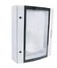 Корпус щита распределительного 400х650х150мм монтажная панель навесной металл прозр. дверца из гнутого стекла сер. Cetinkaya Pano CPD4006515SUM