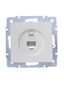 Розетка компьютерная 1-м СП Vesna механизм бел. LEZARD 742-0288-139