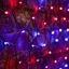 Гирлянда светодиодная "Сеть" 2х1.5м 288LED красн./син. 24Вт 220-240В IP65 провод ПВХ черн. Neon-Night 215-023