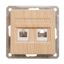 Механизм розетки комп. + телеф. 2-м СП W59 RJ11 RJ45 сосна SchE RSI-251TK5E-7-86 (РСИ-251ТК5Е-7-86) APC